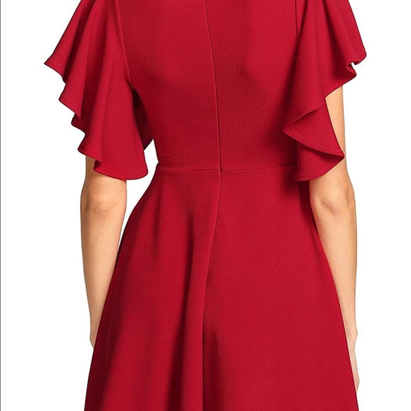 Stretchy ALine Flared Skater Cocktail Party Dress - Picture 2 of 8